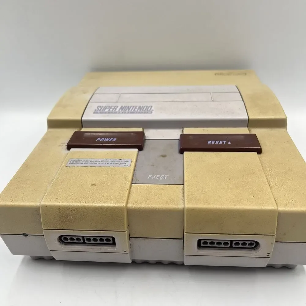 SNES super Nintendo Console Only - 100% Tested And Working.